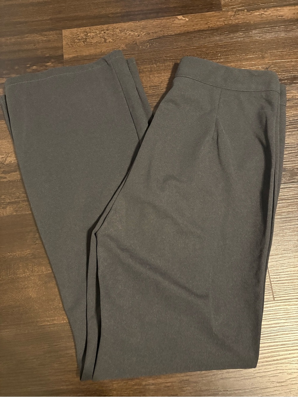 SHEIN Charcoal Gray Boot-Cut Dress Pants